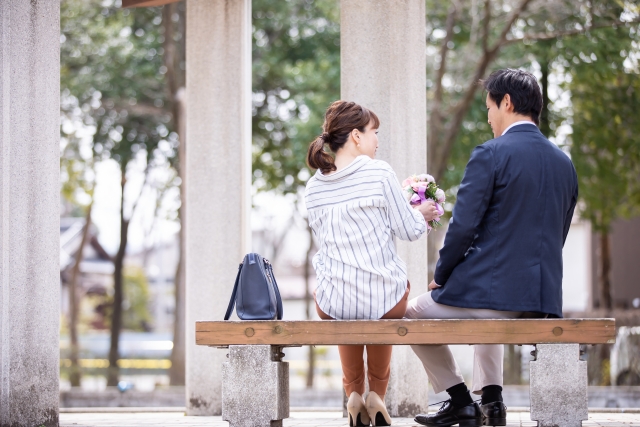 実際に会う男女