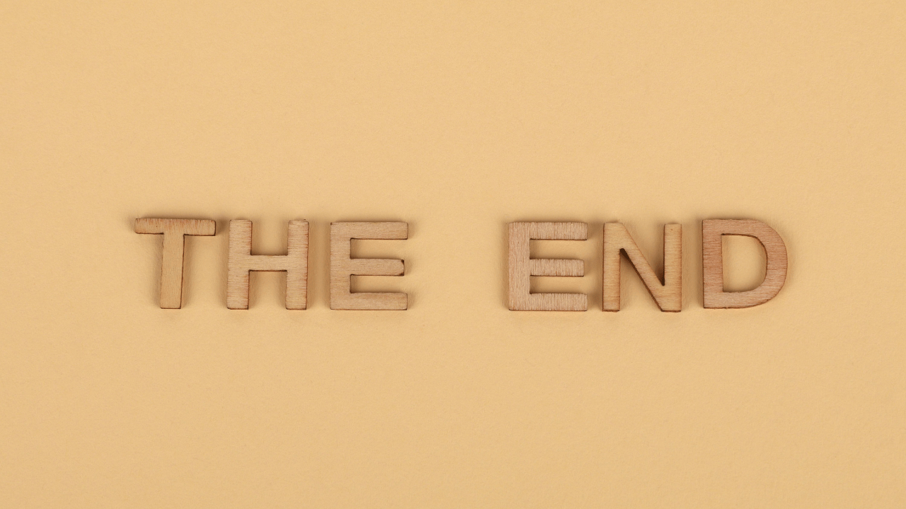 theendの文字