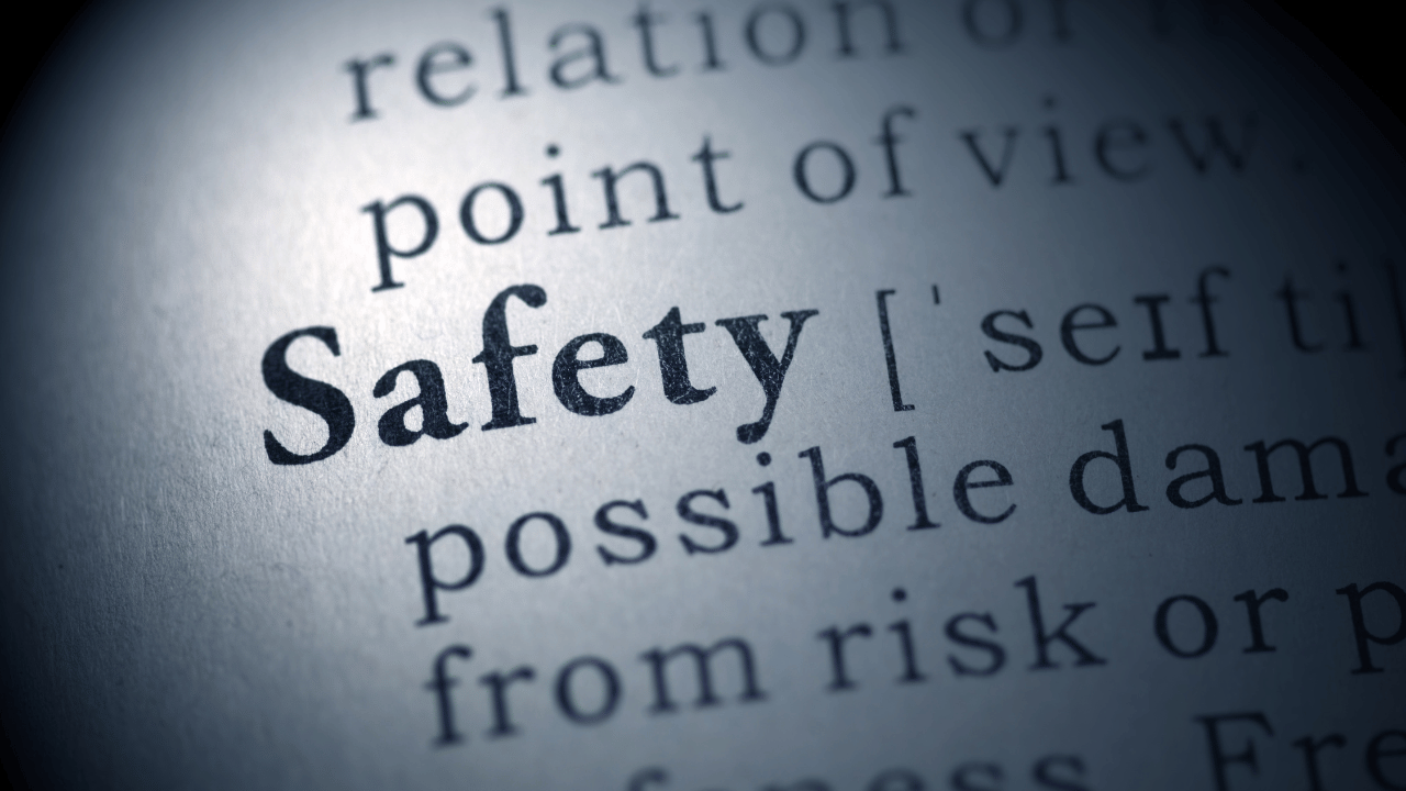 safetyの文字