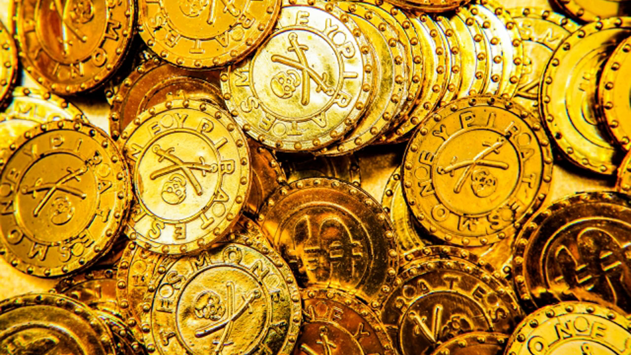 大量の硬貨